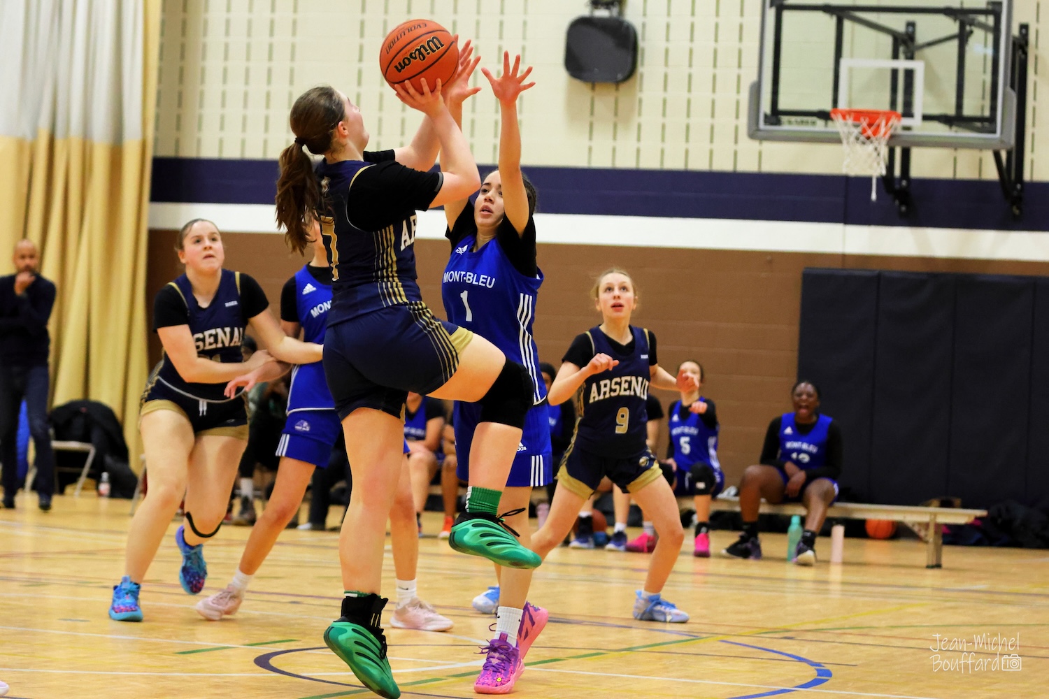 Match de basketball de l’Arsenal NF