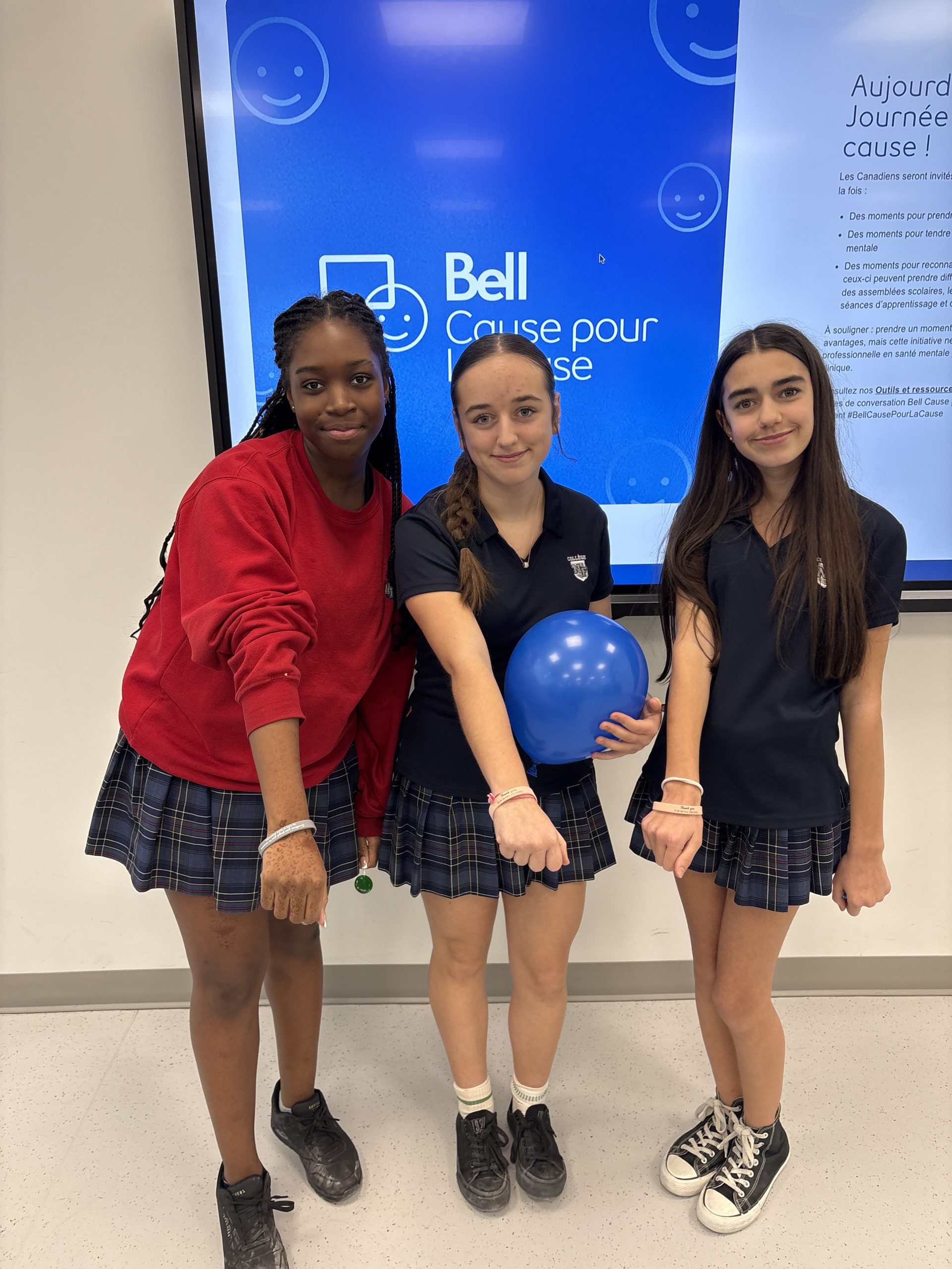 Élèves participant à une activité étudiante